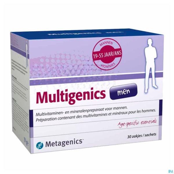 Multigenics Men Pdr Sach 30 7286 Metagenics