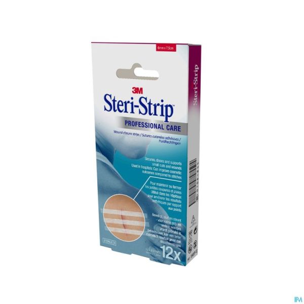 Steri-strip 3m Steril 6,0mmx 75mm 12x 3 1541p12