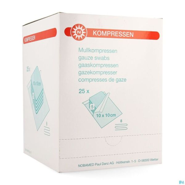 Noba Cp Sterile 5/8 Pl 10,0cmx10,0cm 25 9320195