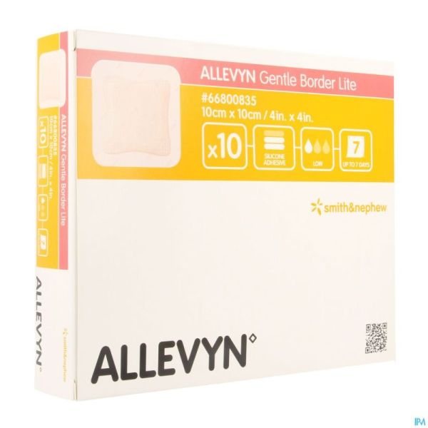 Allevyn Gentle Border Lite 10,0x10,0cm 10 66800835