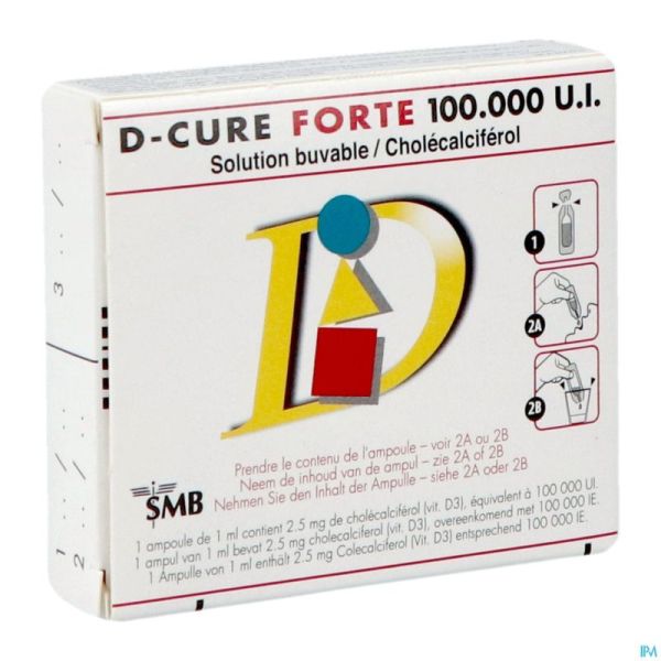 D-cure forte 100.000ui amp 3