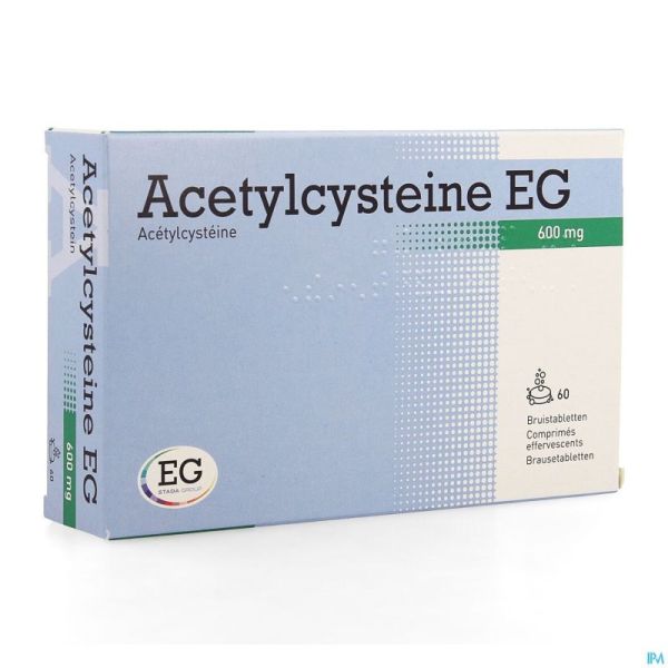Acetylcysteine EG 600Mg Comp Eff. 60X600Mg