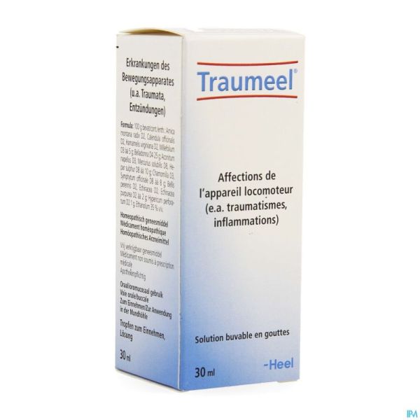 Traumeel Sol Buvable Gutt 30ml Heel