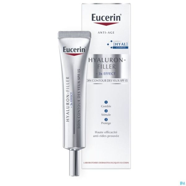 Eucerin Hyaluron-filler X3 Contour Yeux Ip15 15ml