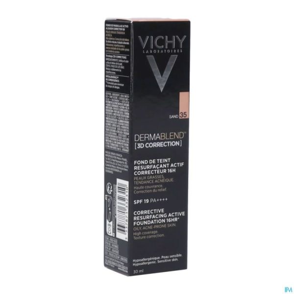 Vichy Fdt Dermablend Correction 3d 35 30ml