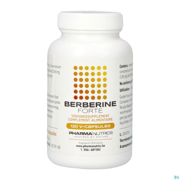 Berberine Forte V-caps 120 Pharmanutrics
