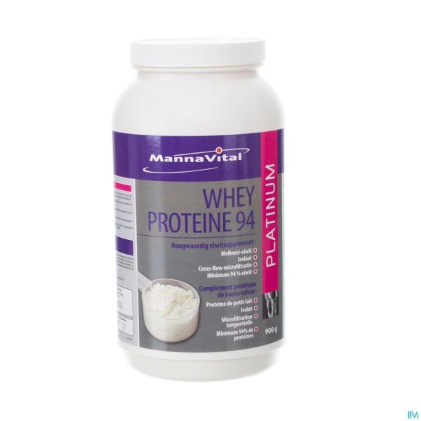 Mannavital Whey Proteine 94 Pdr 900g