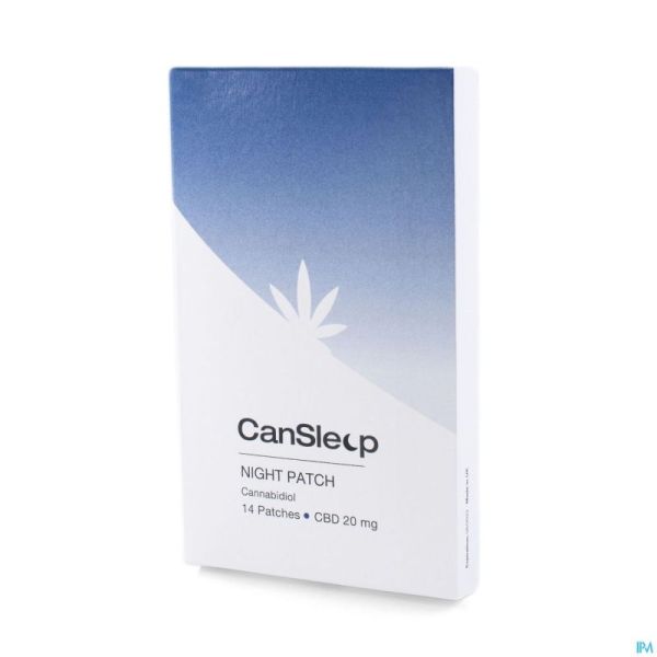 Cansleep CBD 20mg Patch Boite 14