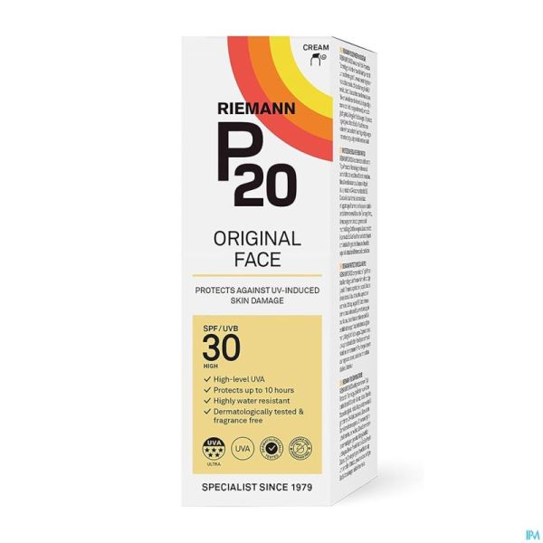 P20 Creme Solaire Visage Spf30 50g