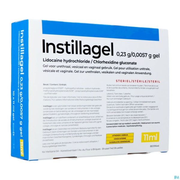 Instillagel Melisana 10 X 11ml