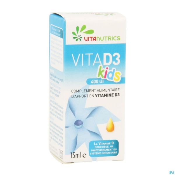 Vitad3 400ui Kids Vitanutrics Gutt 15ml