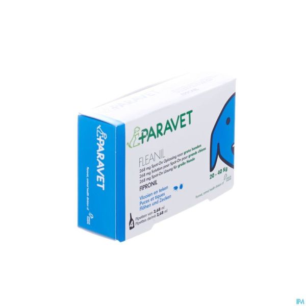 Paravet Fleanil Chien 20-40kg Pipet 4