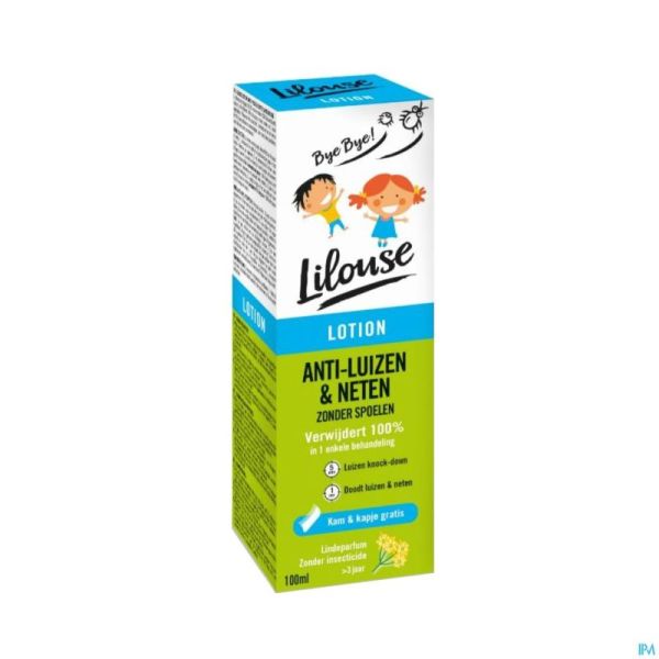 Lilouse Lot. A/poux Lentes S/rinc. 100ml
