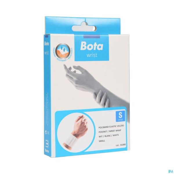 Bota Serre-poignet Elast Velcro White S