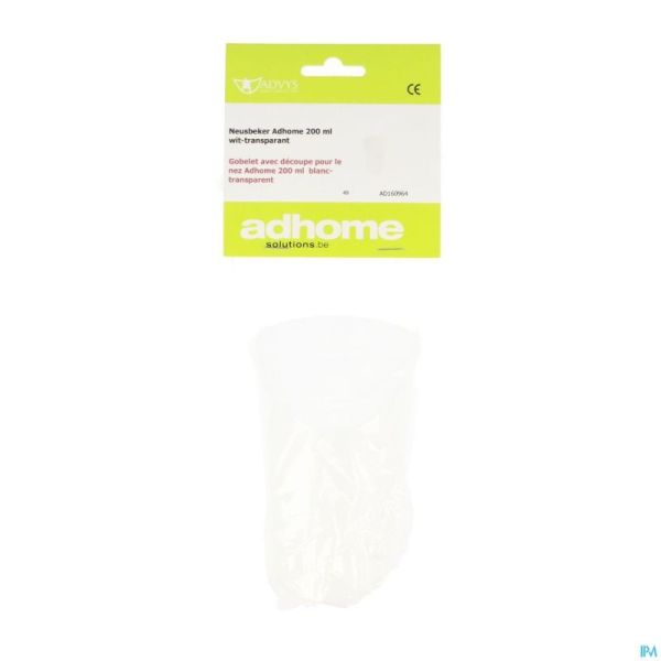 Gobelet Decoupe Nez Economy 200ml Blanc Transp.