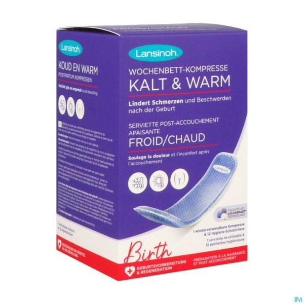 Lansinoh Serviette Post Accouch.apais. Froid/chaud