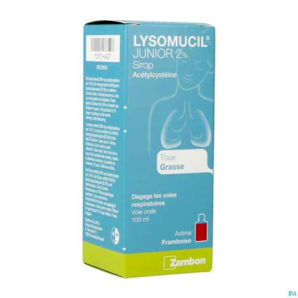 Lysomucil Junior 2% Sirop 100ml