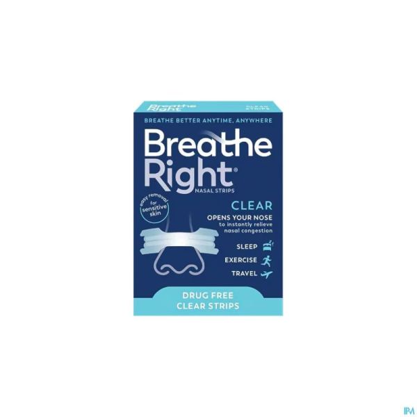 Breathe Right Clear Regular 30