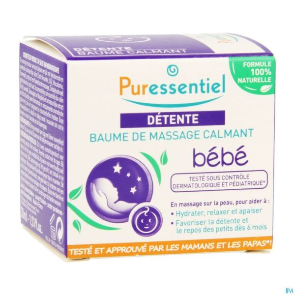 Puressentiel Sommeil Detente Baume Bebe 30ml
