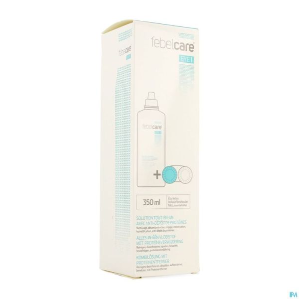 Febelcare Eye 1 Solution Lentille Tout En Un 350ml