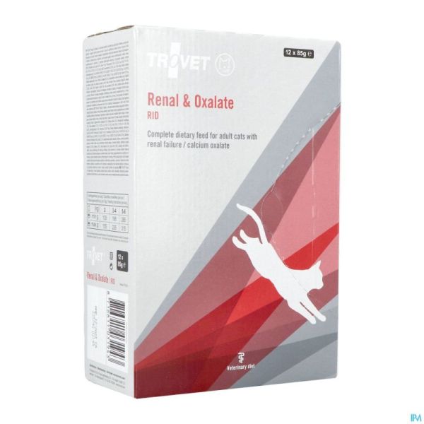 Trovet Rid Renal&oxalate Chat Chicken 12x85g Vmd