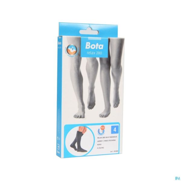 Bota Relax 280 Bas Jarret Noir N4 2