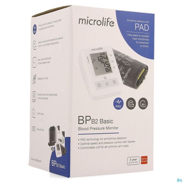 Microlife Bp B2 Basic Tensiometre Bras Otc Sol