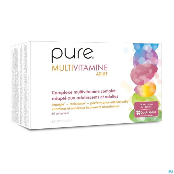 Pure Multivitamine Adult Comp 60