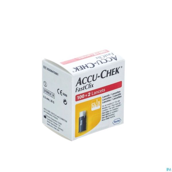 Accu Chek Mobile Fastclix Lancets 17x6 5208475001