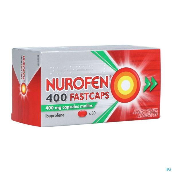 Nurofen 400 Fastcaps Caps 30x400mg