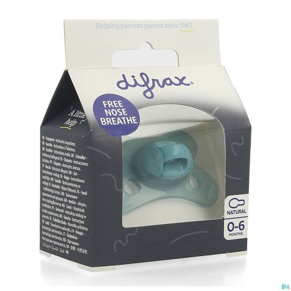 Difrax Sucette Natural 0-6m Special Edit. Ocean