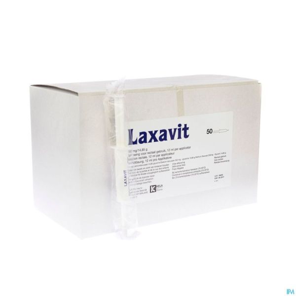 Laxavit Micro Enema Inj 50x12ml