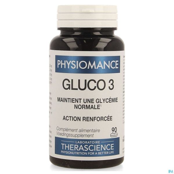 Gluco 3 Comp 90 Physiomance Phy318b