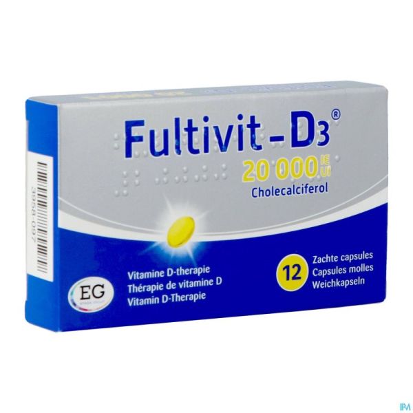 Fultivit-D3 20000Iu Caps Molle 12