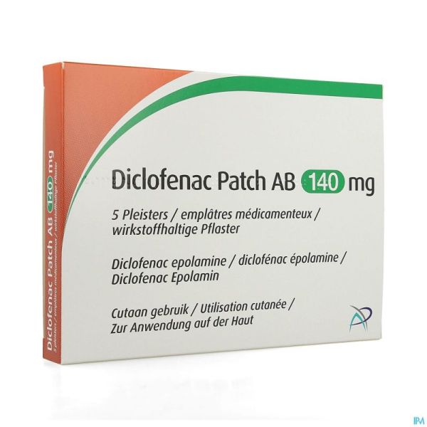 Diclofenac Patch Ab 140mg Emplatre 5
