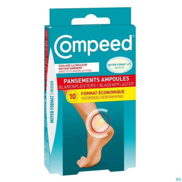 Compeed Pansement Ampoules Moyen Format Econ. 10