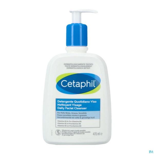 Cetaphil Nettoyant Visage Fl 470ml