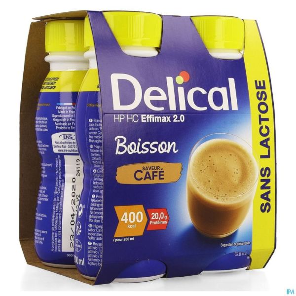 Delical Effimax 2.0 Cafe 4x200ml