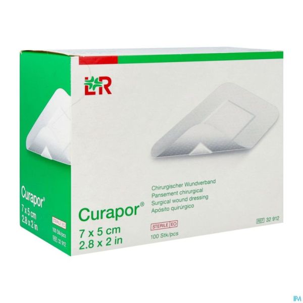 Curapor Pans Chirurg. Steril 7cmx 5cm 100 32912
