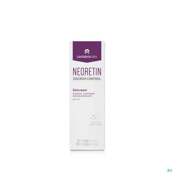 Neoretin Discrom Control Gelcream Ip50 Tube 40ml