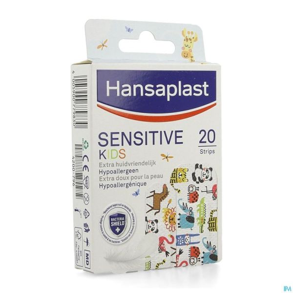 Hansaplast Pansements Kids Sensitive Strips 20