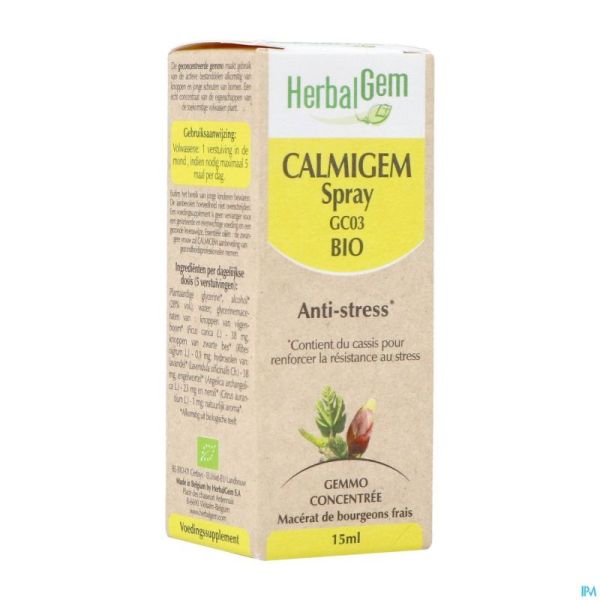 Herbalgem Calmigem Spray Bio 15ml
