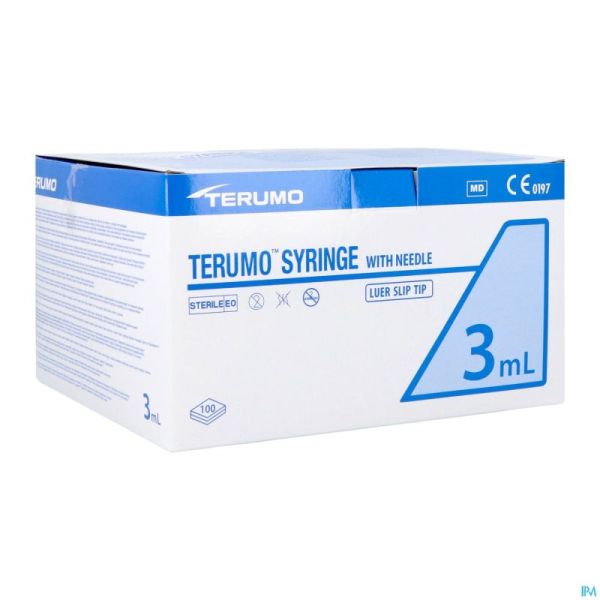 Terumo Seringue 3ml + Aig 21g 5/8 0,8x16mm St 100