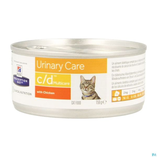 Hills Prescrip.diet Feline Cd Minced 156g 605641