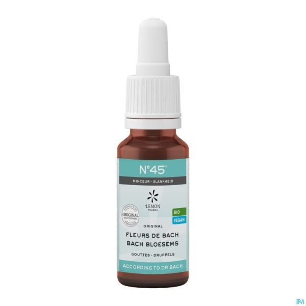 Fleurs de Bach Bio N°45 Gouttes Maigrir 20ml