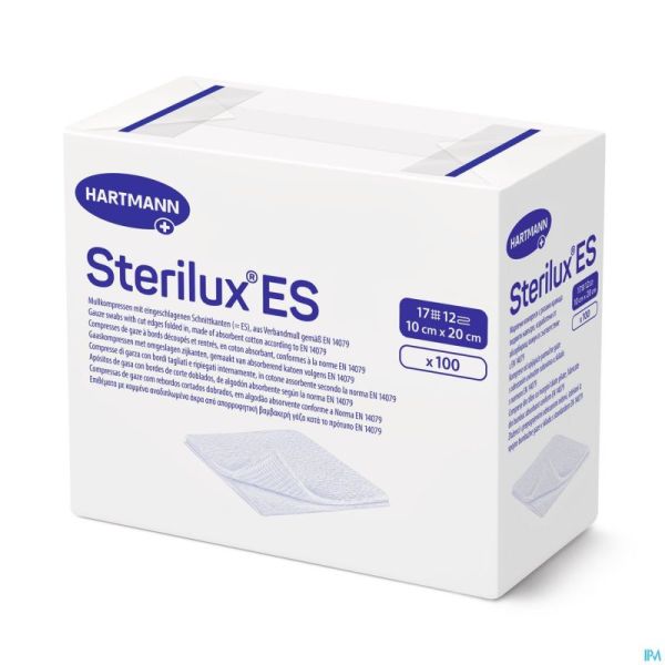 Sterilux Es 10x20cm 12pl.nst. 100 P/s