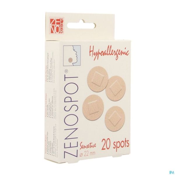 Zenospot 22mm 20 Sensitive Pansement