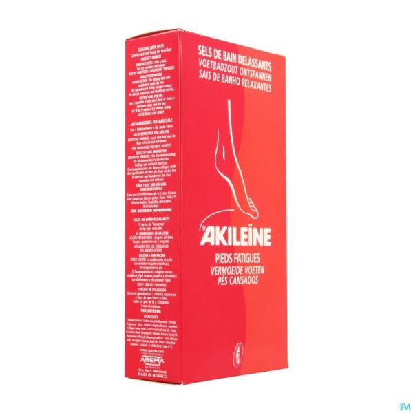 Akileine Rouge Sels Bain Pieds Sach 2x150g 101220