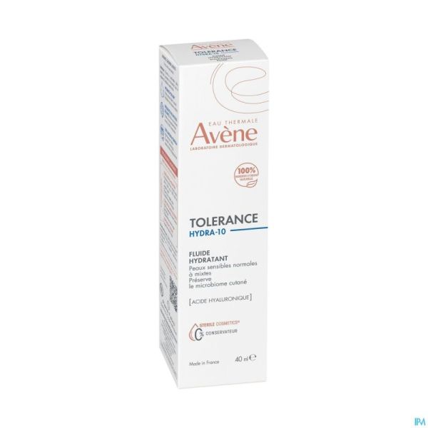 Avene Tolerance Hydra 10 Fluide Hydratante 40ml