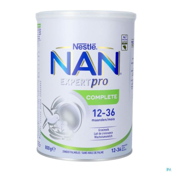 Nan Expertpro Complete Lt Croiss. 12-36m Pdr 800g